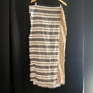 Tory Burch cotton stripe wrap